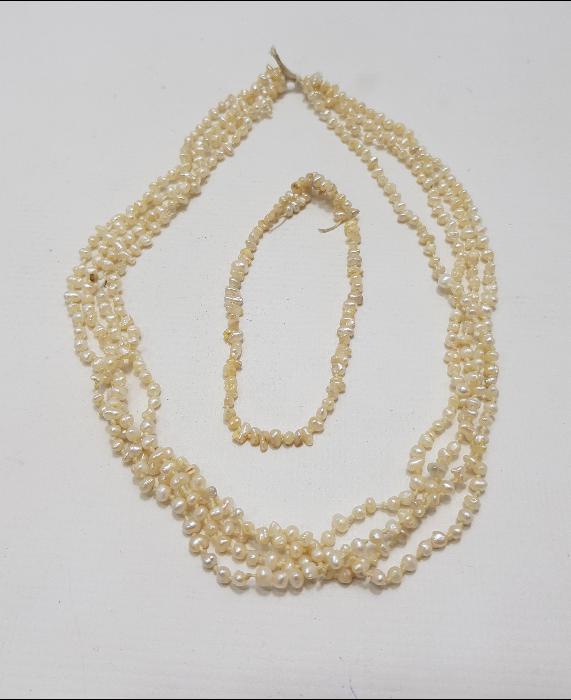 KUM İNCİ GERDANLIK VE BİLEKLİK 