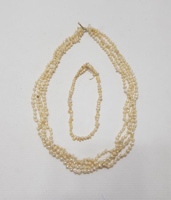 KUM İNCİ GERDANLIK VE BİLEKLİK 