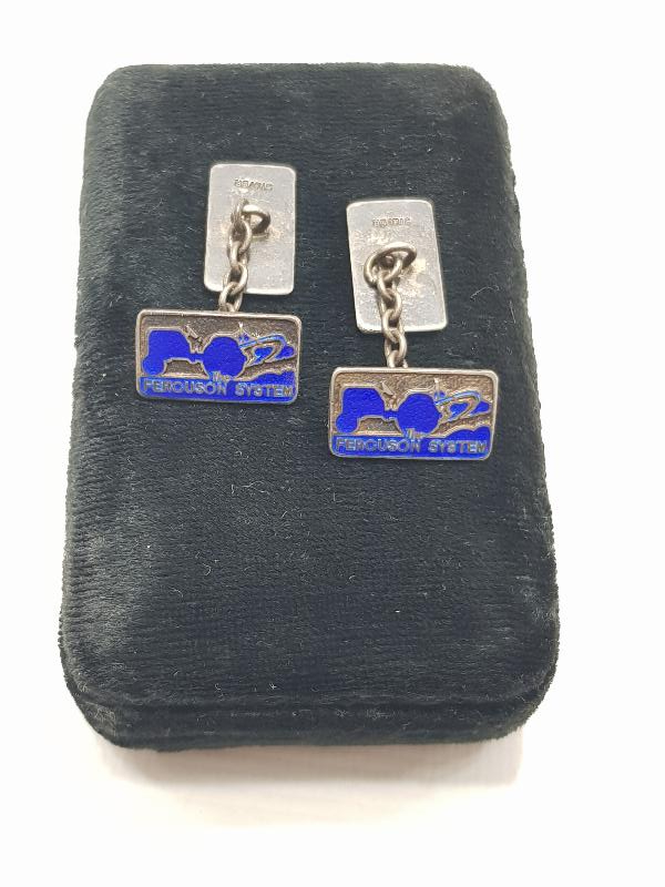 MASSEY FERGUSON MARKA MİNELİ GÜMÜŞ KOL DÜĞMELERİ 