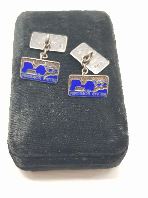 MASSEY FERGUSON MARKA MİNELİ GÜMÜŞ KOL DÜĞMELERİ 