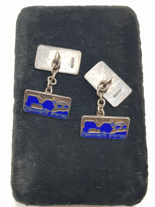 MASSEY FERGUSON MARKA MİNELİ GÜMÜŞ KOL DÜĞMELERİ 