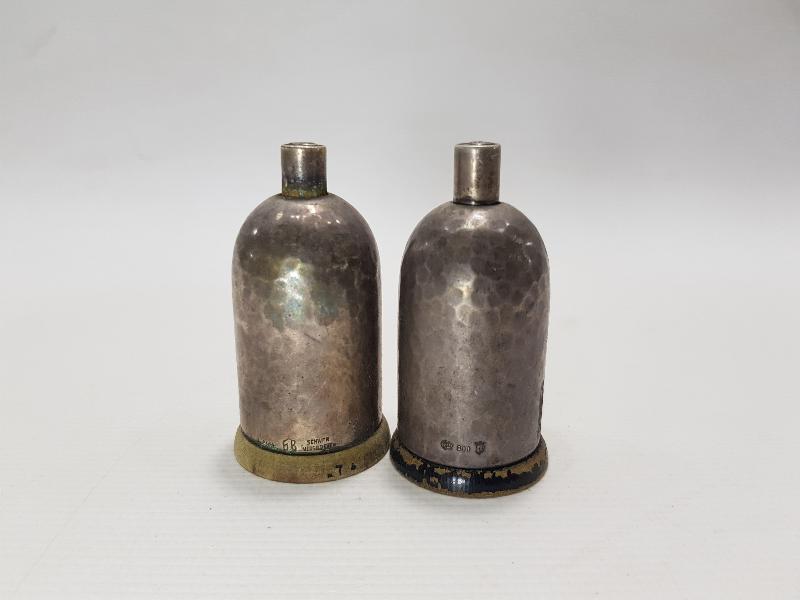 OSMANLI DÖNEMİ BİR ÇİFT GÜMÜŞ BAHARATLIK 