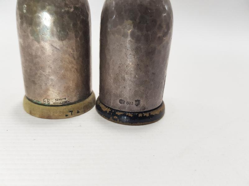 OSMANLI DÖNEMİ BİR ÇİFT GÜMÜŞ BAHARATLIK 