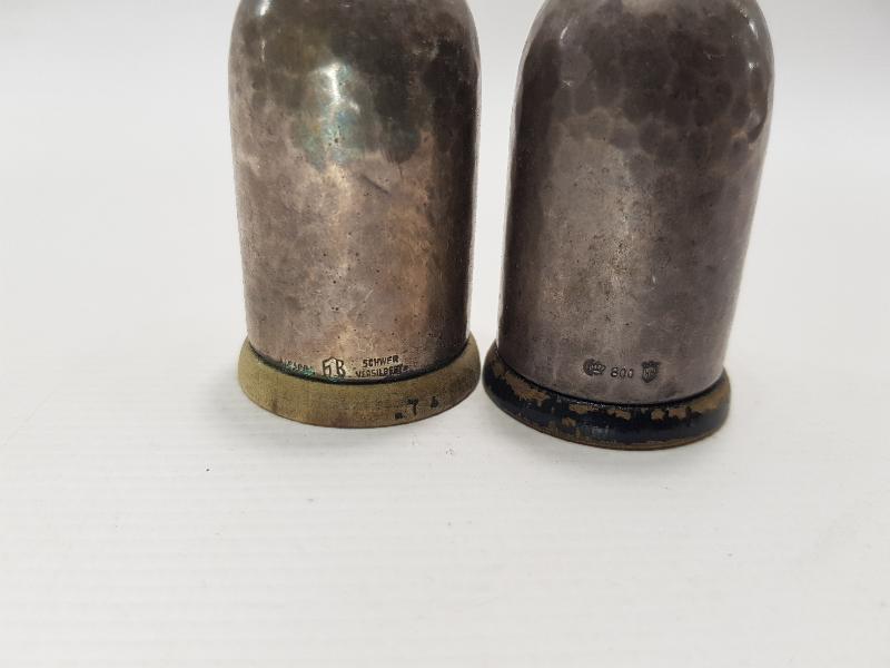 OSMANLI DÖNEMİ BİR ÇİFT GÜMÜŞ BAHARATLIK 