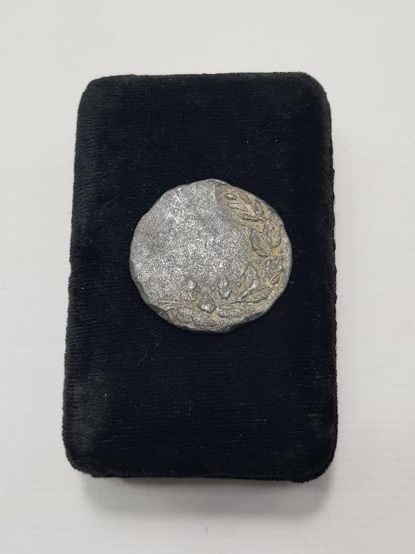 OSMANLI DÖNEMİ BİSİKLET TEMALI KURŞUN MADALYON 