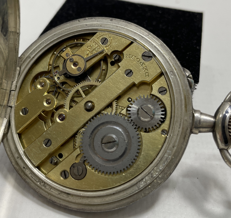 1900 BAŞLARI ÖZEL YAPIM SAVAT İŞÇİLİKLİ KURMALI CEP SAATİ