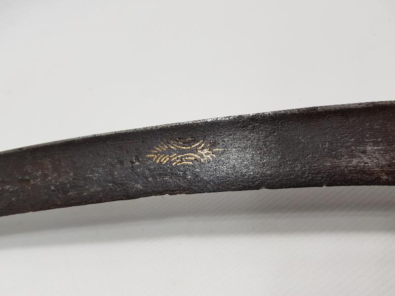 OSMANLI DÖNEMİ ALTIN ÇAKMA İŞÇİLİKLİ YATAĞAN KILIÇ 