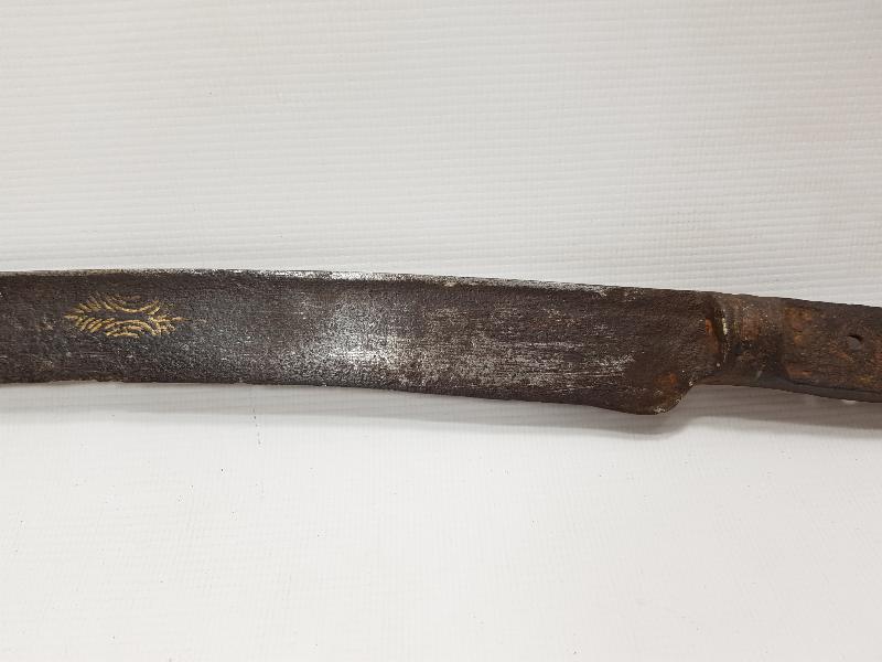 OSMANLI DÖNEMİ ALTIN ÇAKMA İŞÇİLİKLİ YATAĞAN KILIÇ 