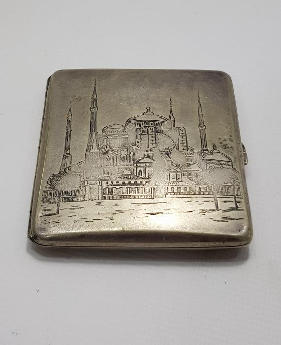 OSMANLI DÖNEMİ AYASOFYA CAMİ GÖRSELLİ TÜTÜN TABAKASI 