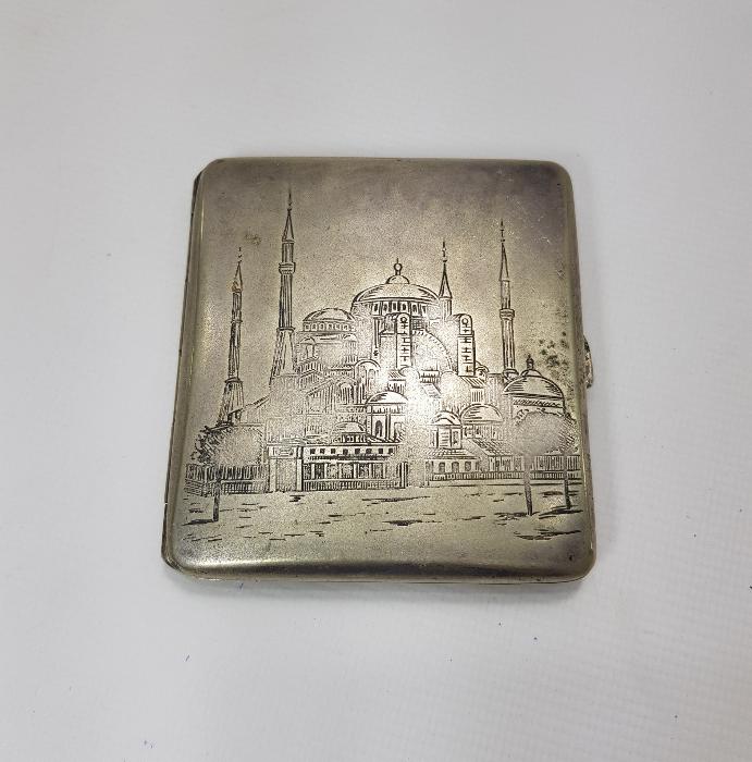 OSMANLI DÖNEMİ AYASOFYA CAMİ GÖRSELLİ TÜTÜN TABAKASI 