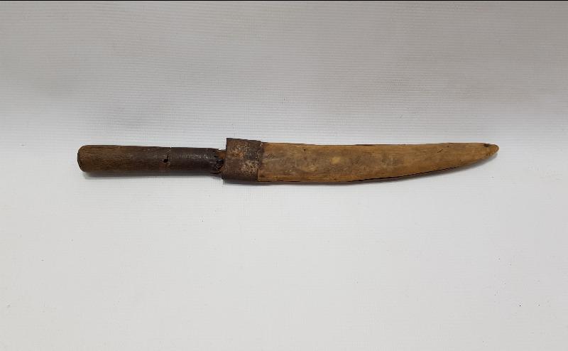 OSMANLI DÖNEMİ GERGEDAN BOYNUZU SAPLI HANÇER 