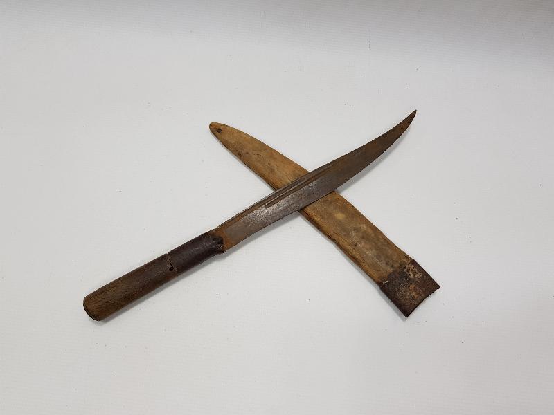 OSMANLI DÖNEMİ GERGEDAN BOYNUZU SAPLI HANÇER 