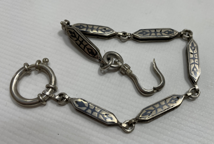 OSMANLI DÖNEMİ SAVAT İŞÇİLİKLİ GÜMÜŞ CEP SAATİ KÖSTEĞİ