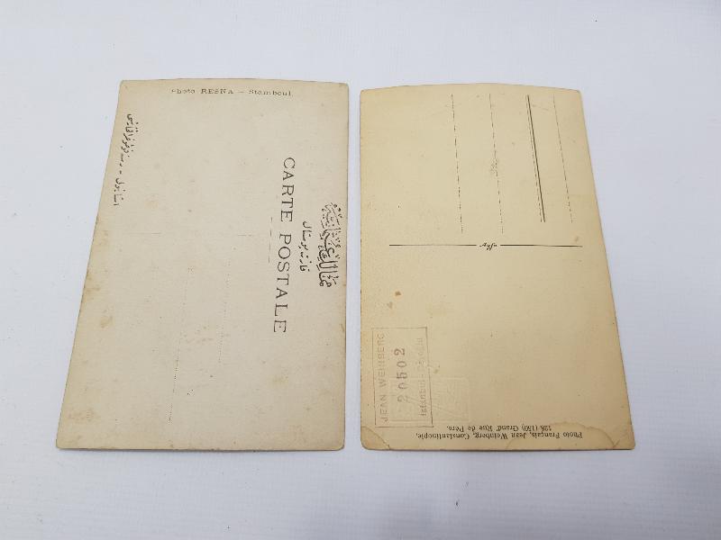 OSMANLI DÖNEMİ WEINBERG VE RESNA FOTOĞRAFHANESİ İKİ ADET FOTOĞRAF