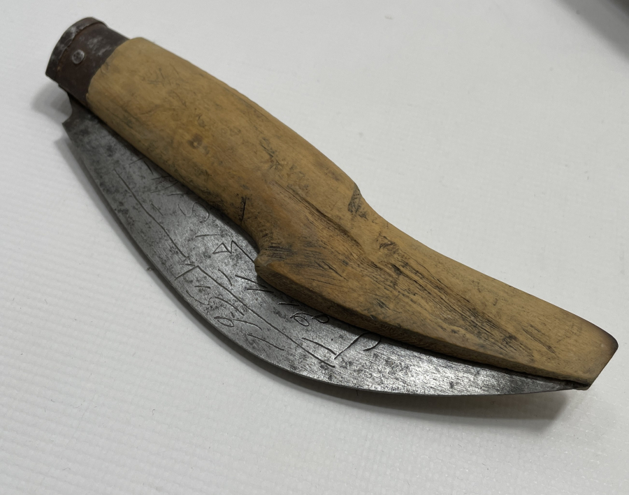 ÜZERİ OSMANLICA YAZILI BURSA İŞİ BAĞ BIÇAĞI