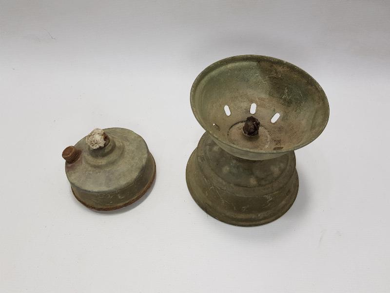 1940'LARDAN BİR ÇİFT BAKIR GAZ OCAĞI 