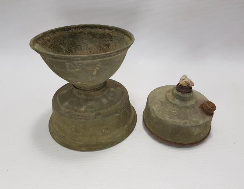 1940'LARDAN BİR ÇİFT BAKIR GAZ OCAĞI 