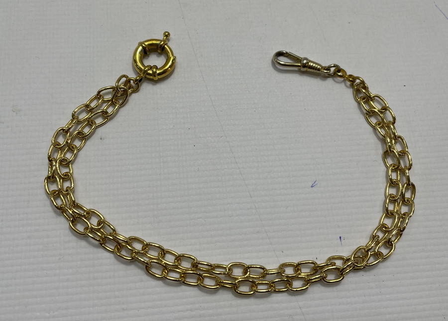 ALTIN KAPLAMA ANTİKA CEP SAATİ KÖSTEĞİ