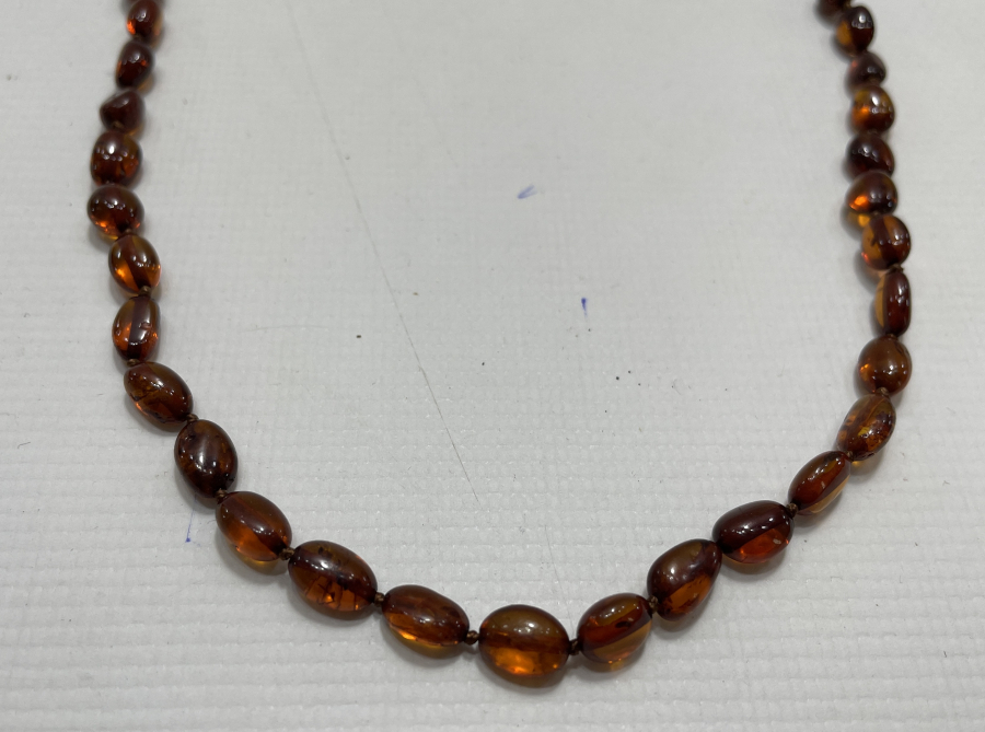 DAMLA KEHRİBARDAN YAPILMIŞ GERDANLIK