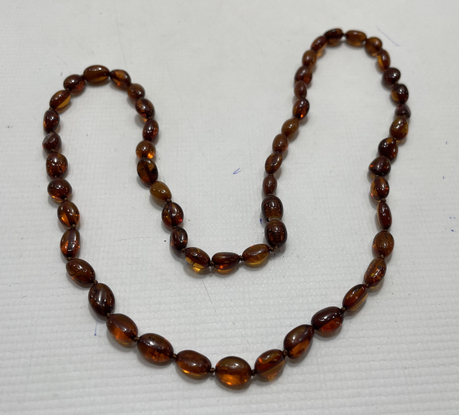 DAMLA KEHRİBARDAN YAPILMIŞ GERDANLIK