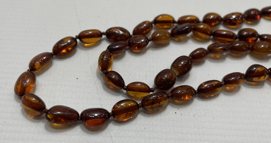 DAMLA KEHRİBARDAN YAPILMIŞ GERDANLIK