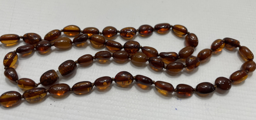 DAMLA KEHRİBARDAN YAPILMIŞ GERDANLIK