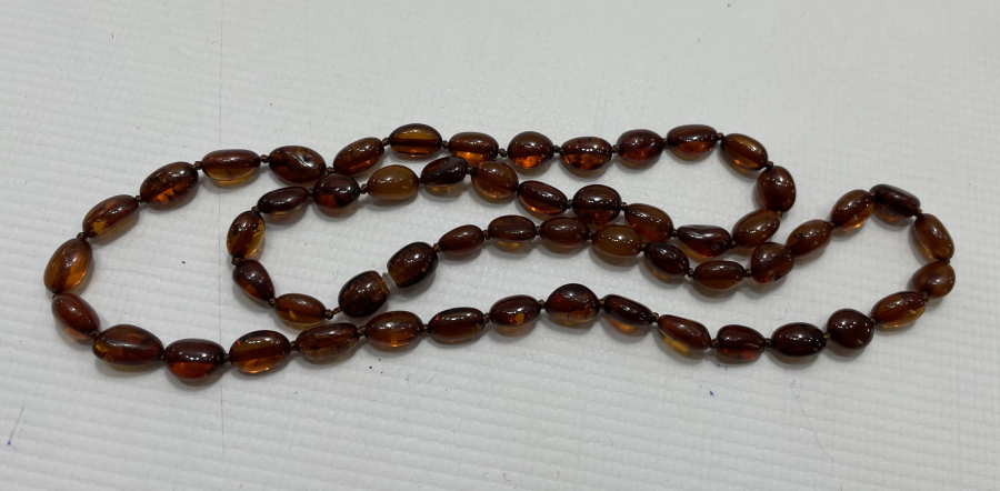 DAMLA KEHRİBARDAN YAPILMIŞ GERDANLIK