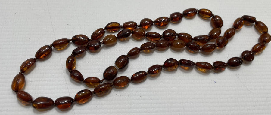 DAMLA KEHRİBARDAN YAPILMIŞ GERDANLIK