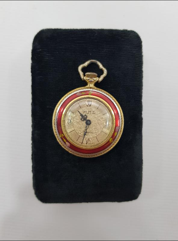 H.M.C. MARKA MİNELİ CEP SAATİ 