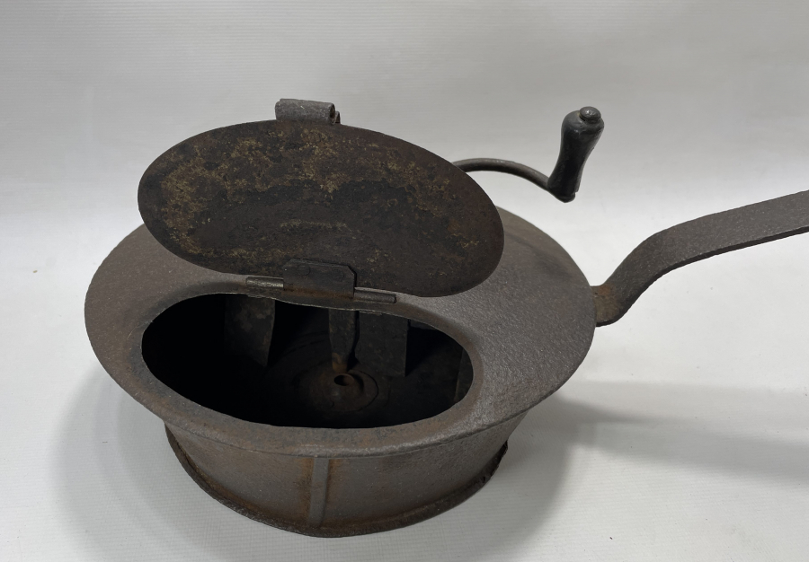 OSMANLI DÖNEMİ NADİR FORMDA MISIR PATLATMA TAVASI