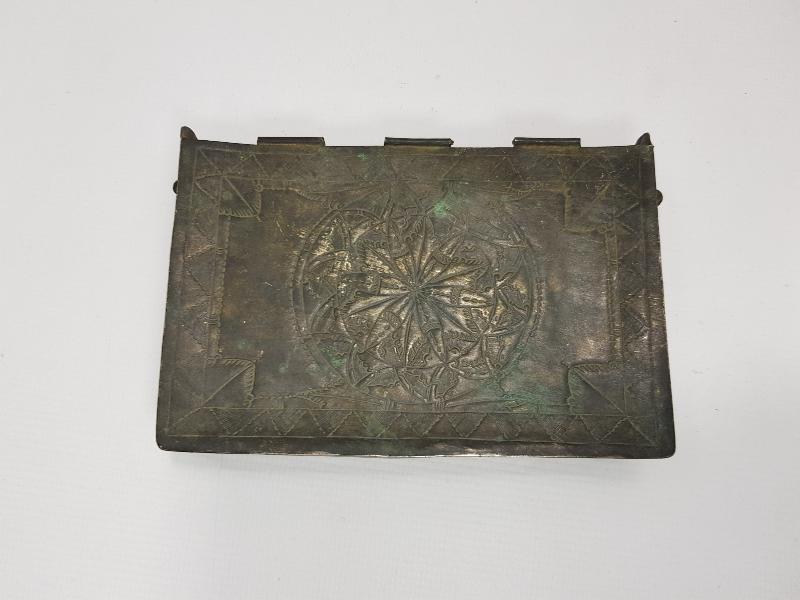 OSMANLI DÖNEMİ ÜZERİ AY YILDIZLI VE CAMİLİ GÜMÜŞ ENAM KABI