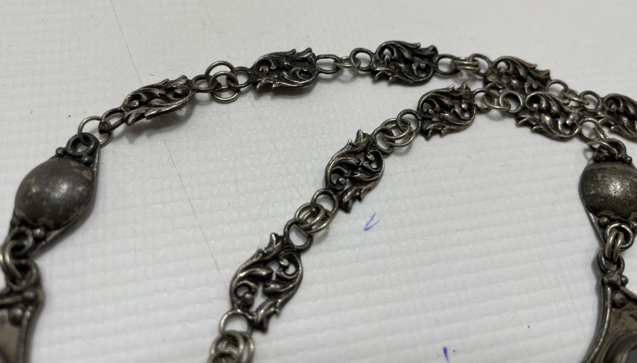 SİTRİN TAŞLI GÜMÜŞ GERDANLIK