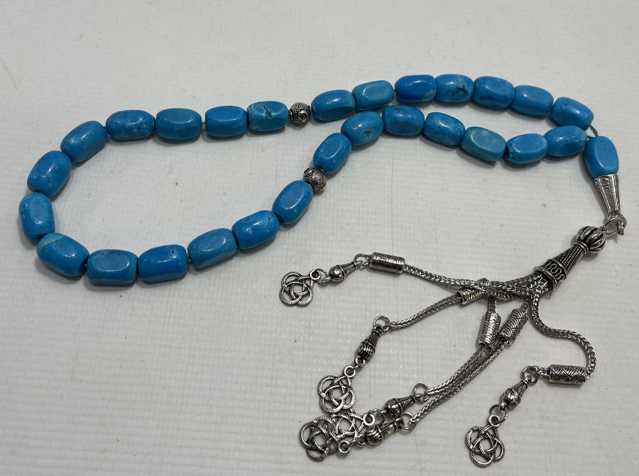 TERKUVAZ TAŞINDAN MAMUL TESBİH