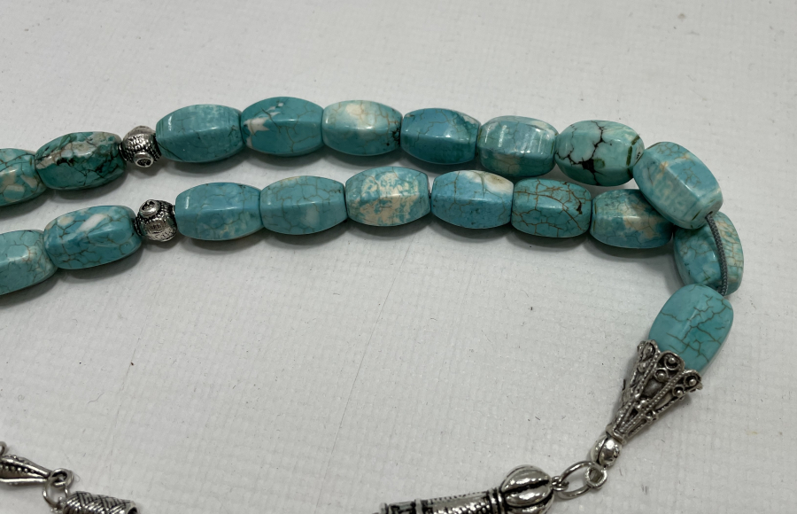 TURKUVAZ TAŞLI TESBİH