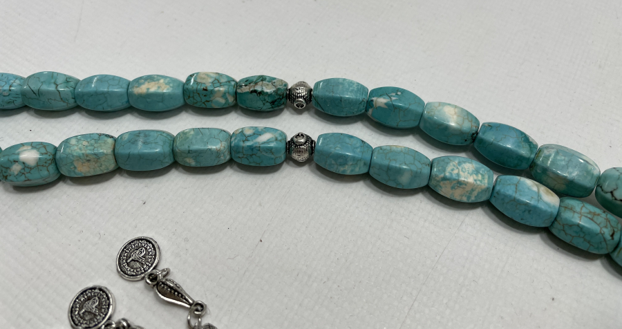 TURKUVAZ TAŞLI TESBİH