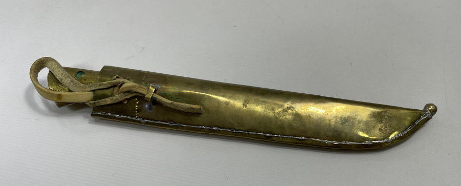 ÜZERİ OSMANLICA YAZILI ANTİKA TÜRKMEN İŞİ AVCI BIÇAĞI