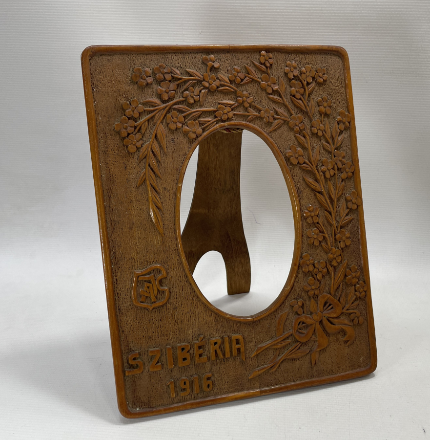 1. DÜNYA SAVAŞI DÖNEMİ 1916 TARİHLİ ESARET YADİGARI AHŞAP ÇERÇEVE