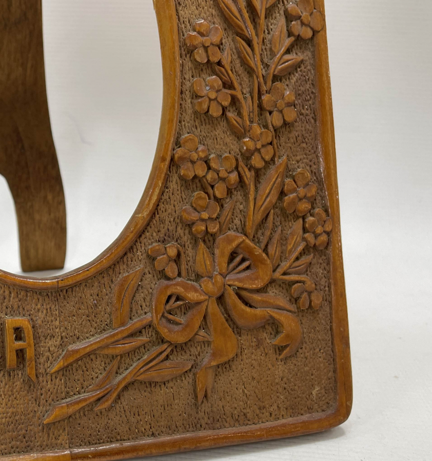 1. DÜNYA SAVAŞI DÖNEMİ 1916 TARİHLİ ESARET YADİGARI AHŞAP ÇERÇEVE