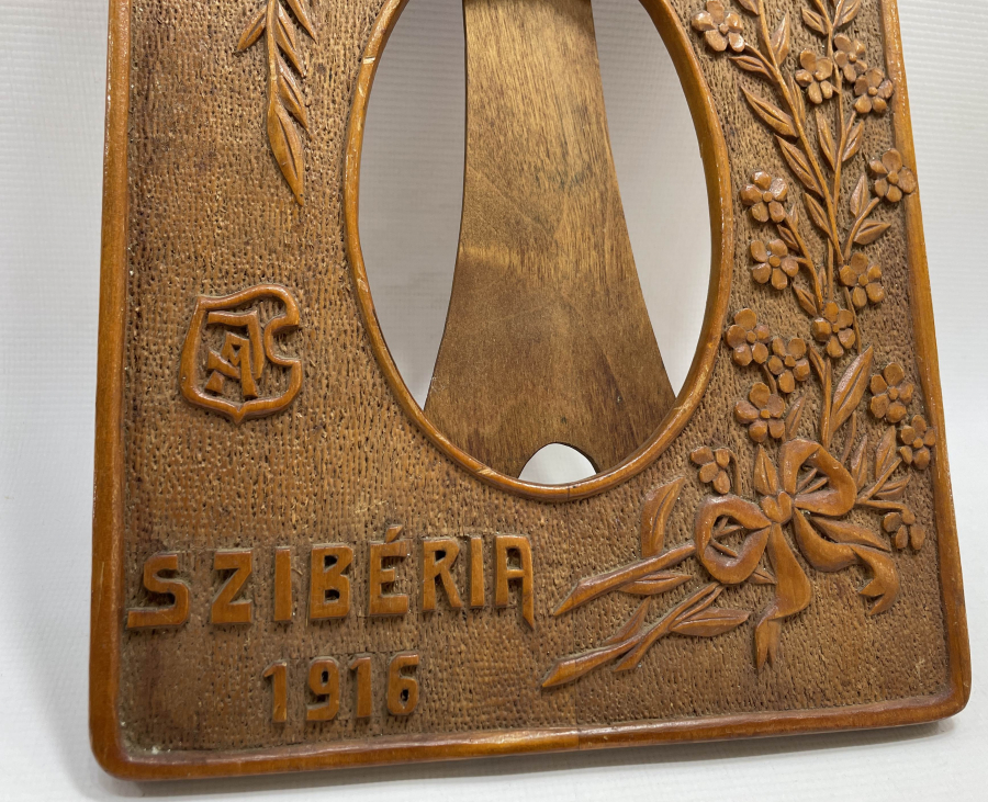 1. DÜNYA SAVAŞI DÖNEMİ 1916 TARİHLİ ESARET YADİGARI AHŞAP ÇERÇEVE