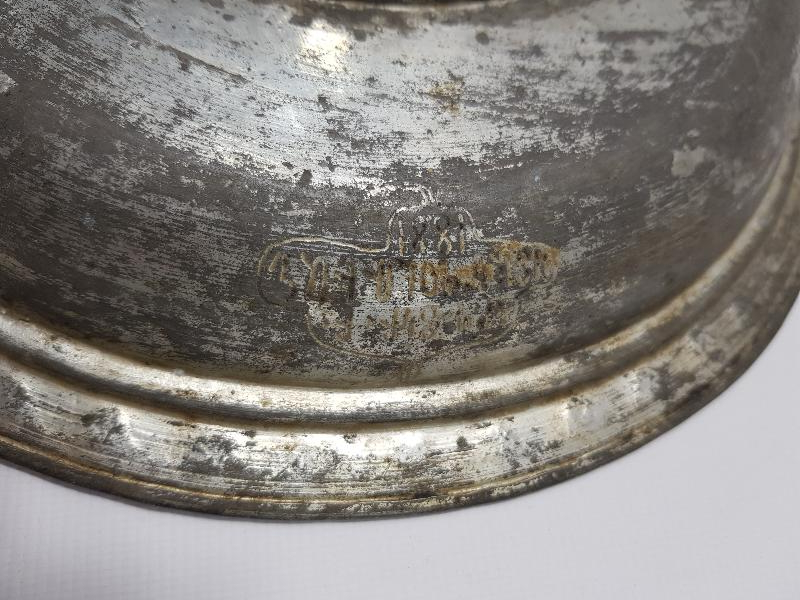 1881 TARİHLİ ERMENİCE YAZILI BAKIR LENGER