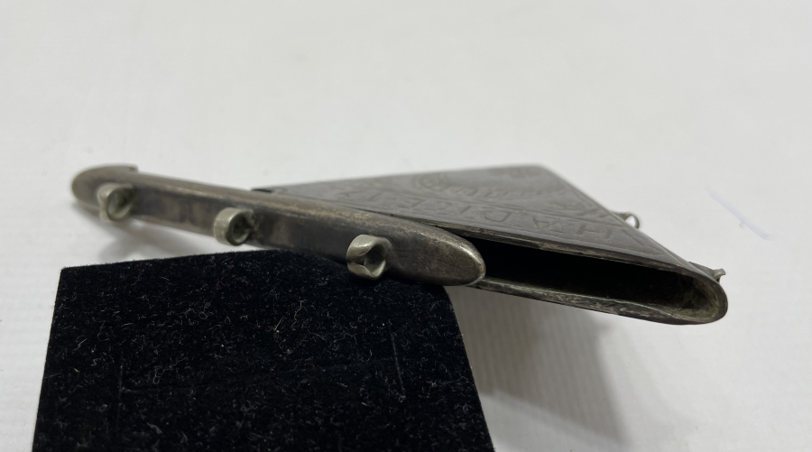 1929 TARİHLİ SAVATLI BÜYÜK BOY GÜMÜŞ HAMAYIL