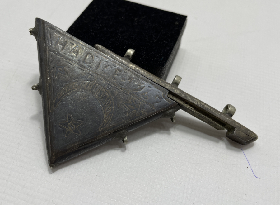 1929 TARİHLİ SAVATLI BÜYÜK BOY GÜMÜŞ HAMAYIL