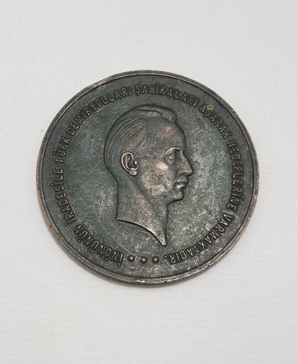 1939 ERZURUM TREN İSTASYONU AÇILIŞ HATIRASI MADALYONU 