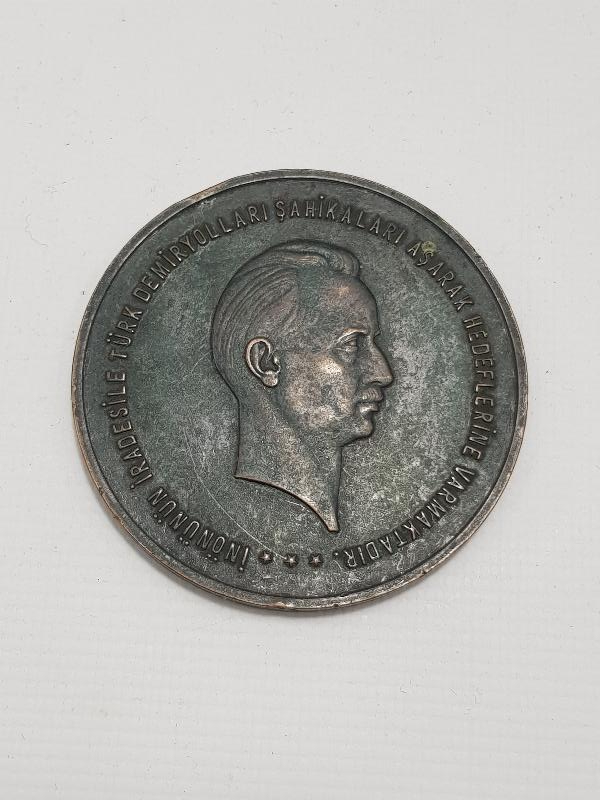 1939 ERZURUM TREN İSTASYONU AÇILIŞ HATIRASI MADALYONU 