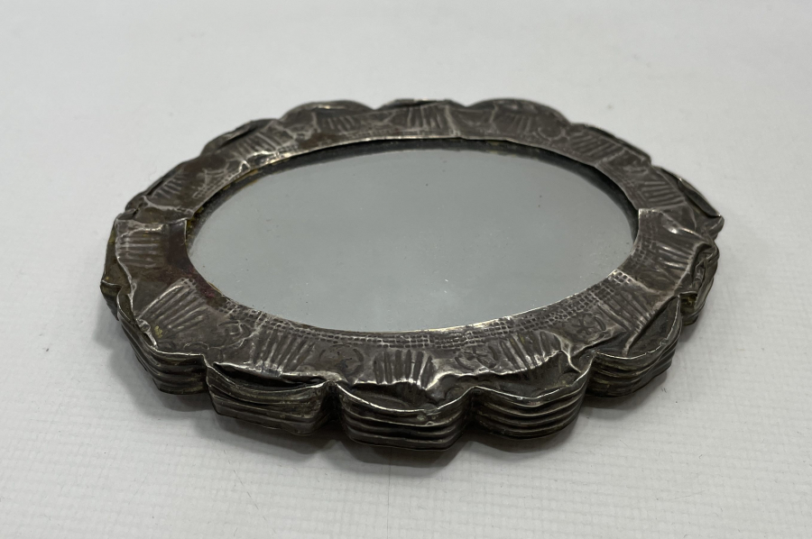 ANTİKA GÜMÜŞ DUVAR AYNASI