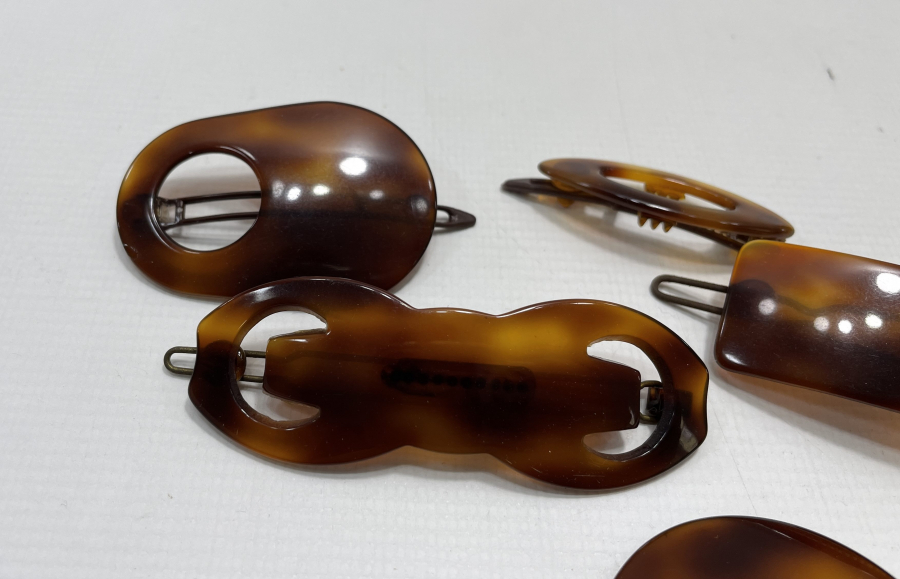 KAPLUMBAĞA KABUĞU FORMUNDA ANT,KA EPOKSİ SAÇ TOKALARI