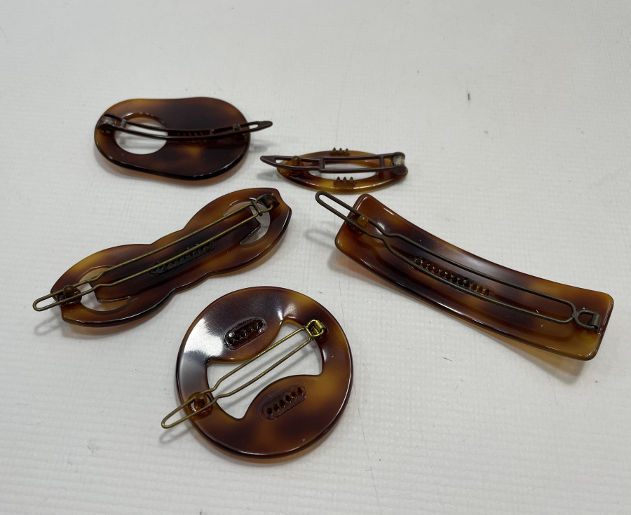 KAPLUMBAĞA KABUĞU FORMUNDA ANT,KA EPOKSİ SAÇ TOKALARI