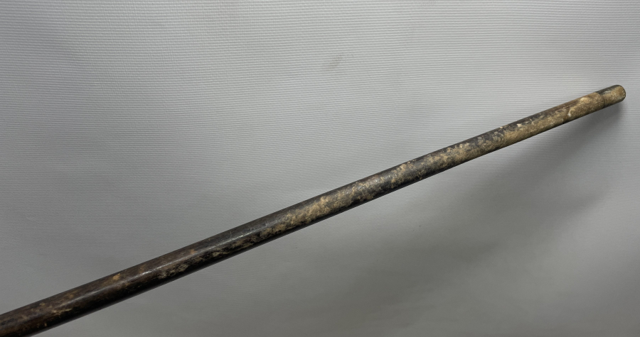 OSMANLI DÖNEMİ ÇOK NADİR TEBER FORMUNDA BOYNUZ DERVİŞ ASASI