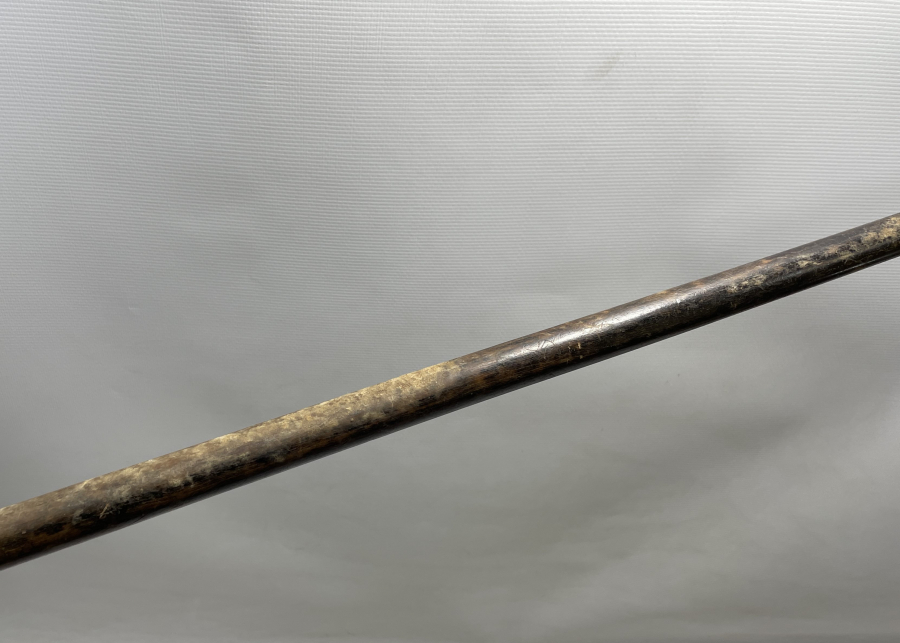 OSMANLI DÖNEMİ ÇOK NADİR TEBER FORMUNDA BOYNUZ DERVİŞ ASASI