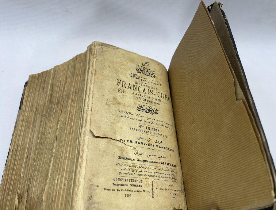 OSMANLI DÖNEMİ DEV BOY OSMANLICA FRANSIZCA SÖZLÜK